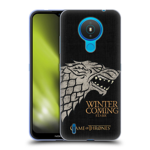 HBO Game of Thrones House Mottos Stark Soft Gel Case for Nokia 1.4