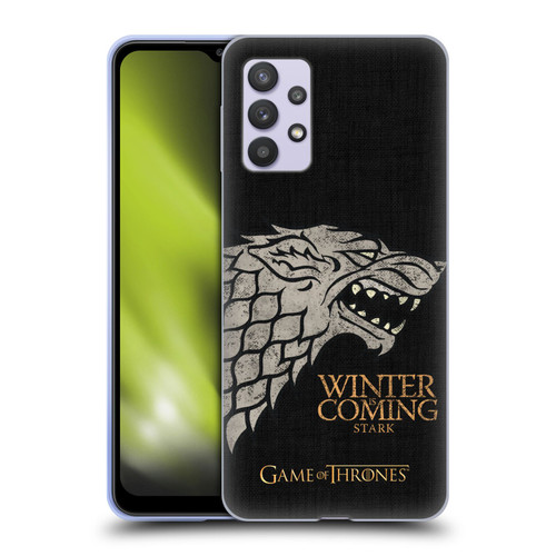 HBO Game of Thrones House Mottos Stark Soft Gel Case for Samsung Galaxy A32 5G / M32 5G (2021)