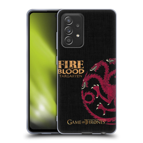 HBO Game of Thrones House Mottos Targaryen Soft Gel Case for Samsung Galaxy A52 / A52s / 5G (2021)