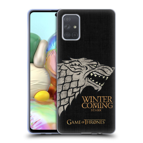 HBO Game of Thrones House Mottos Stark Soft Gel Case for Samsung Galaxy A71 (2019)