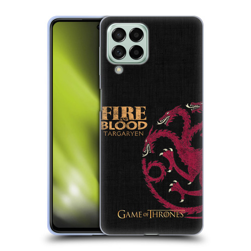HBO Game of Thrones House Mottos Targaryen Soft Gel Case for Samsung Galaxy M53 (2022)