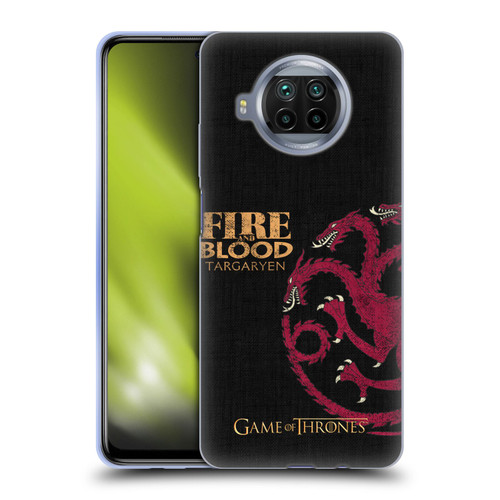 HBO Game of Thrones House Mottos Targaryen Soft Gel Case for Xiaomi Mi 10T Lite 5G