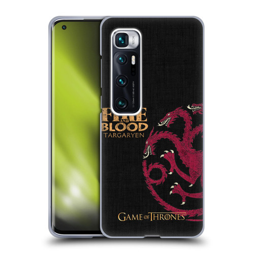 HBO Game of Thrones House Mottos Targaryen Soft Gel Case for Xiaomi Mi 10 Ultra 5G