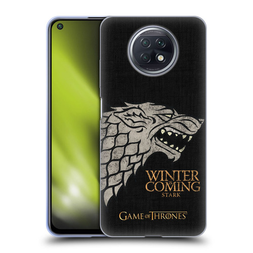 HBO Game of Thrones House Mottos Stark Soft Gel Case for Xiaomi Redmi Note 9T 5G