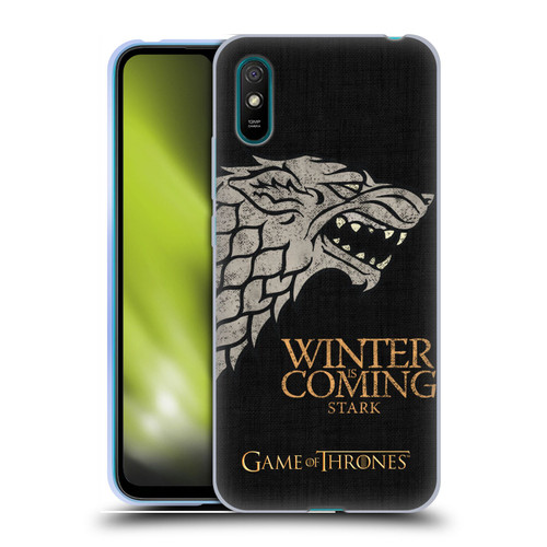 HBO Game of Thrones House Mottos Stark Soft Gel Case for Xiaomi Redmi 9A / Redmi 9AT