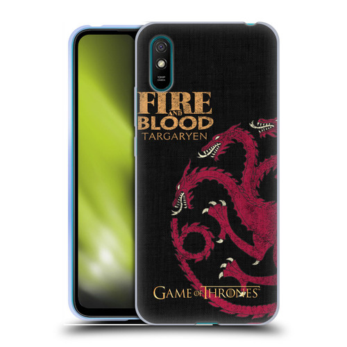HBO Game of Thrones House Mottos Targaryen Soft Gel Case for Xiaomi Redmi 9A / Redmi 9AT