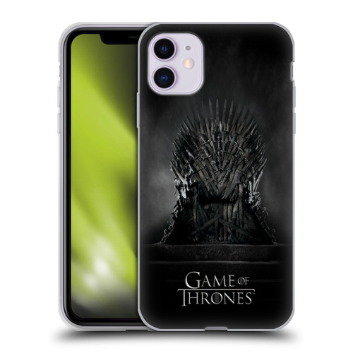 HBO Game of Thrones Key Art Iron Throne Soft Gel Case for Apple iPhone 11