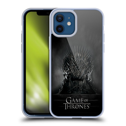 HBO Game of Thrones Key Art Iron Throne Soft Gel Case for Apple iPhone 12 / iPhone 12 Pro