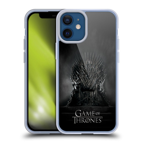 HBO Game of Thrones Key Art Iron Throne Soft Gel Case for Apple iPhone 12 Mini