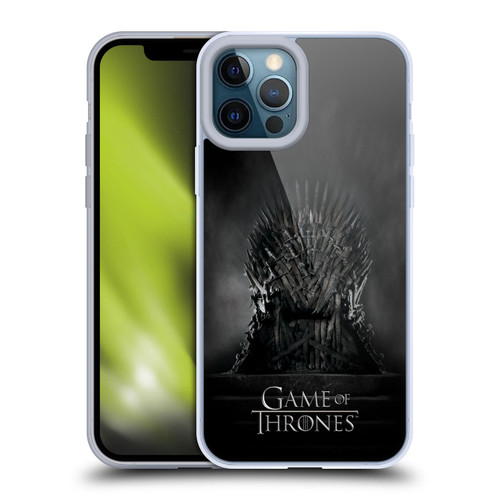 HBO Game of Thrones Key Art Iron Throne Soft Gel Case for Apple iPhone 12 Pro Max