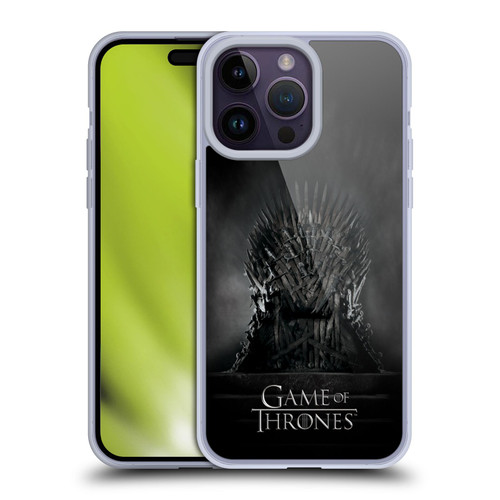HBO Game of Thrones Key Art Iron Throne Soft Gel Case for Apple iPhone 14 Pro Max
