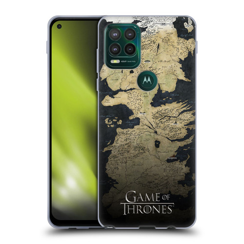 HBO Game of Thrones Key Art Westeros Map Soft Gel Case for Motorola Moto G Stylus 5G 2021