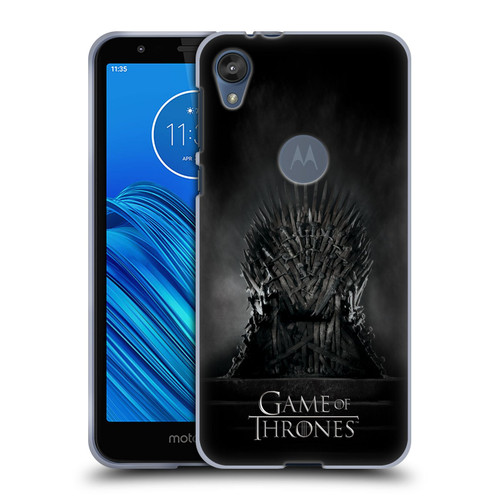HBO Game of Thrones Key Art Iron Throne Soft Gel Case for Motorola Moto E6