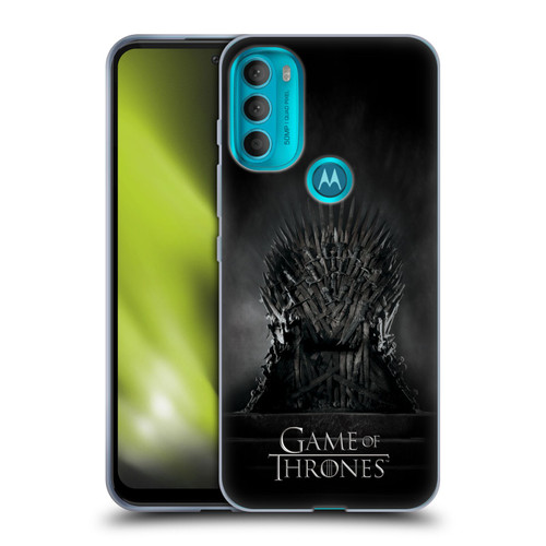 HBO Game of Thrones Key Art Iron Throne Soft Gel Case for Motorola Moto G71 5G