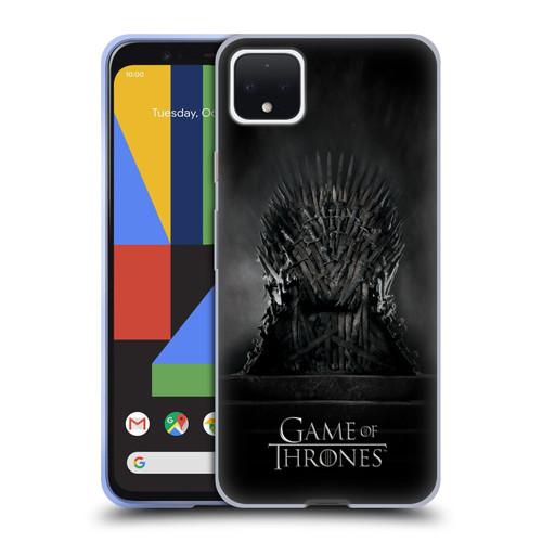 HBO Game of Thrones Key Art Iron Throne Soft Gel Case for Google Pixel 4 XL