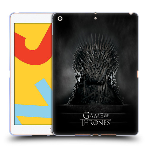 HBO Game of Thrones Key Art Iron Throne Soft Gel Case for Apple iPad 10.2 2019/2020/2021