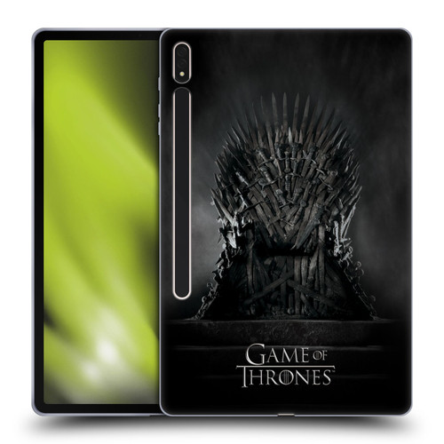 HBO Game of Thrones Key Art Iron Throne Soft Gel Case for Samsung Galaxy Tab S8 Plus