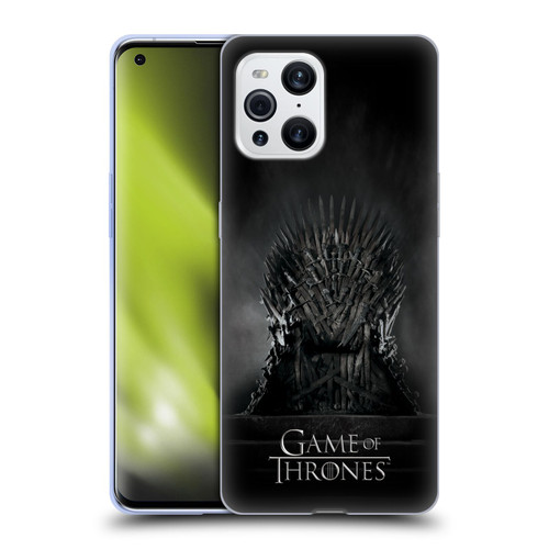 HBO Game of Thrones Key Art Iron Throne Soft Gel Case for OPPO Find X3 / Pro