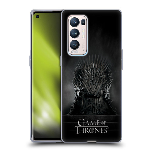 HBO Game of Thrones Key Art Iron Throne Soft Gel Case for OPPO Find X3 Neo / Reno5 Pro+ 5G