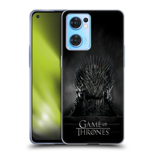 HBO Game of Thrones Key Art Iron Throne Soft Gel Case for OPPO Reno7 5G / Find X5 Lite