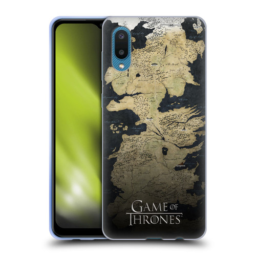 HBO Game of Thrones Key Art Westeros Map Soft Gel Case for Samsung Galaxy A02/M02 (2021)