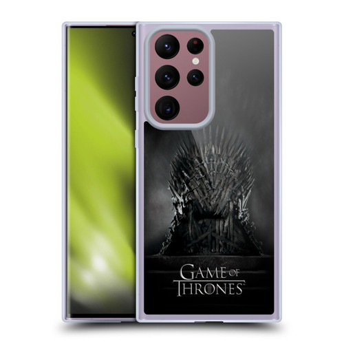 HBO Game of Thrones Key Art Iron Throne Soft Gel Case for Samsung Galaxy S22 Ultra 5G