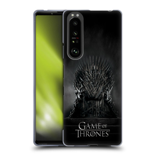 HBO Game of Thrones Key Art Iron Throne Soft Gel Case for Sony Xperia 1 III