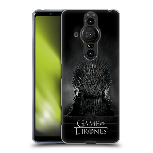 HBO Game of Thrones Key Art Iron Throne Soft Gel Case for Sony Xperia Pro-I
