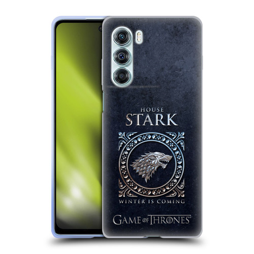 HBO Game of Thrones Metallic Sigils Stark Soft Gel Case for Motorola Edge S30 / Moto G200 5G