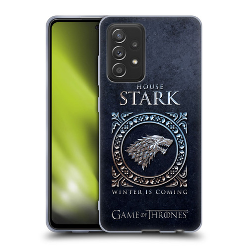 HBO Game of Thrones Metallic Sigils Stark Soft Gel Case for Samsung Galaxy A52 / A52s / 5G (2021)