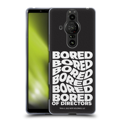 Bored of Directors Graphics Bored Soft Gel Case for Sony Xperia Pro-I