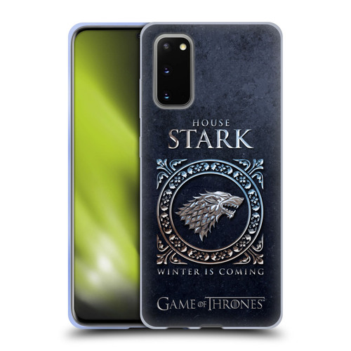 HBO Game of Thrones Metallic Sigils Stark Soft Gel Case for Samsung Galaxy S20 / S20 5G