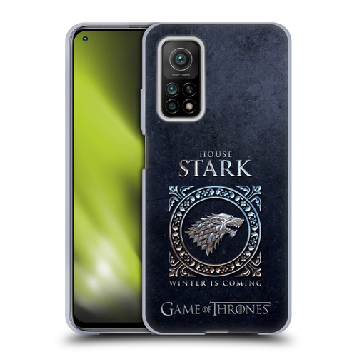 HBO Game of Thrones Metallic Sigils Stark Soft Gel Case for Xiaomi Mi 10T 5G