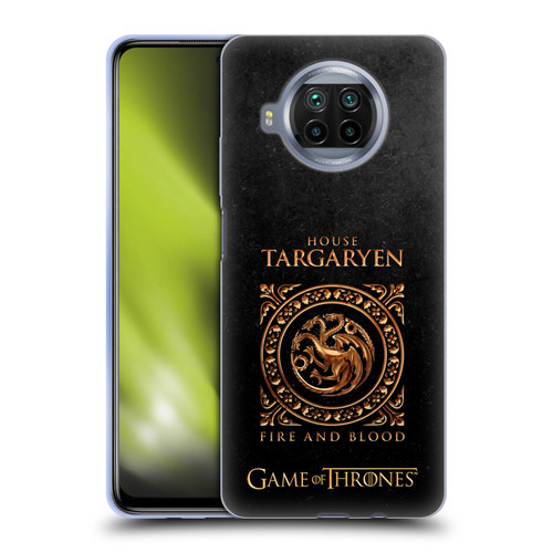 HBO Game of Thrones Metallic Sigils Targaryen Soft Gel Case for Xiaomi Mi 10T Lite 5G