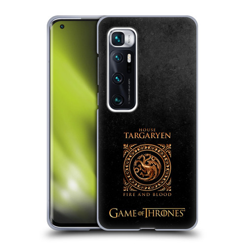 HBO Game of Thrones Metallic Sigils Targaryen Soft Gel Case for Xiaomi Mi 10 Ultra 5G
