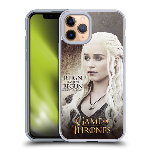 HBO Game of Thrones Character Quotes Daenerys Targaryen Soft Gel Case for Apple iPhone 11 Pro