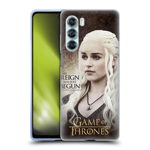 HBO Game of Thrones Character Quotes Daenerys Targaryen Soft Gel Case for Motorola Edge S30 / Moto G200 5G