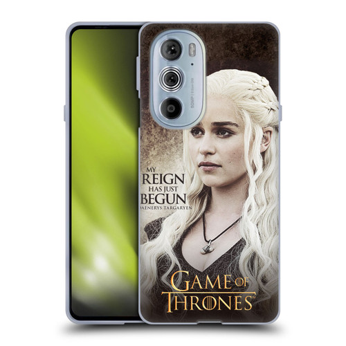HBO Game of Thrones Character Quotes Daenerys Targaryen Soft Gel Case for Motorola Edge X30