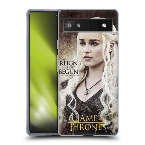 HBO Game of Thrones Character Quotes Daenerys Targaryen Soft Gel Case for Google Pixel 6a