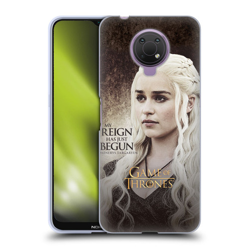 HBO Game of Thrones Character Quotes Daenerys Targaryen Soft Gel Case for Nokia G10