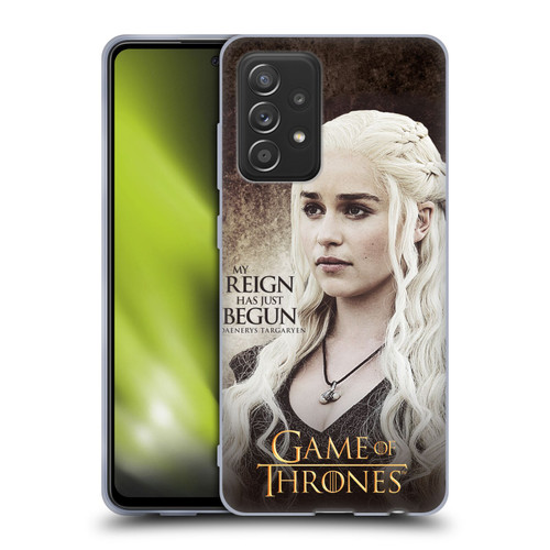 HBO Game of Thrones Character Quotes Daenerys Targaryen Soft Gel Case for Samsung Galaxy A52 / A52s / 5G (2021)