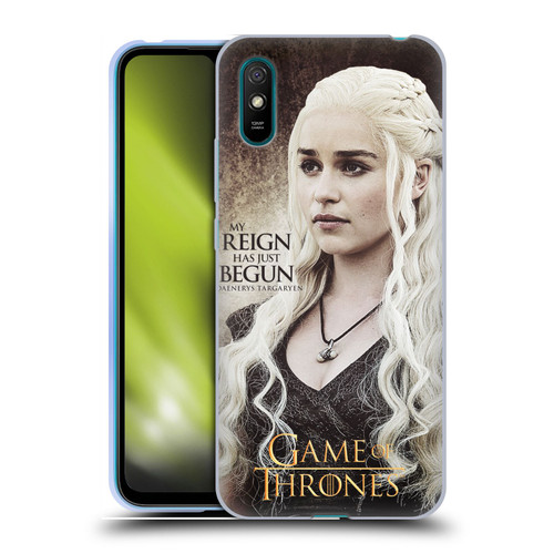 HBO Game of Thrones Character Quotes Daenerys Targaryen Soft Gel Case for Xiaomi Redmi 9A / Redmi 9AT