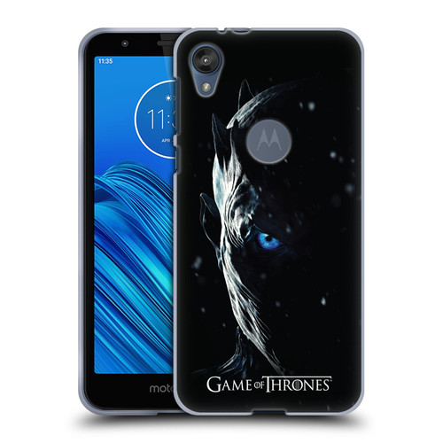 HBO Game of Thrones Season 7 Key Art Night King Soft Gel Case for Motorola Moto E6