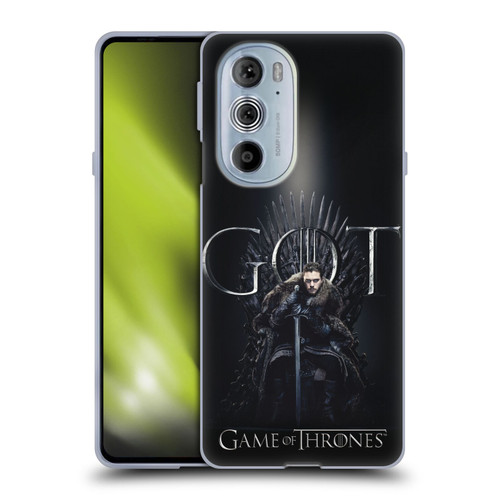 HBO Game of Thrones Season 8 For The Throne 1 Jon Snow Soft Gel Case for Motorola Edge X30