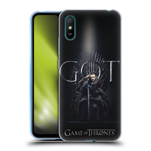 HBO Game of Thrones Season 8 For The Throne 1 Jon Snow Soft Gel Case for Xiaomi Redmi 9A / Redmi 9AT