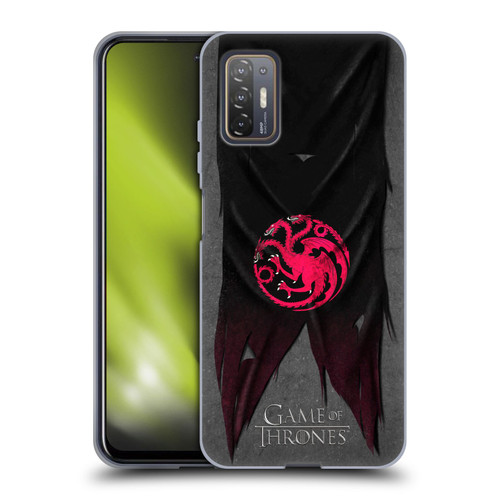 HBO Game of Thrones Sigil Flags Targaryen Soft Gel Case for HTC Desire 21 Pro 5G