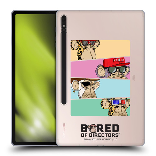 Bored of Directors Key Art Group Soft Gel Case for Samsung Galaxy Tab S8 Plus