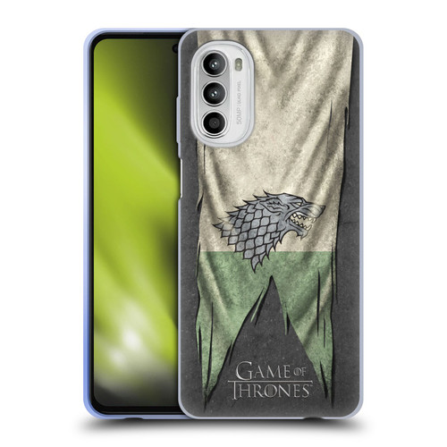 HBO Game of Thrones Sigil Flags Stark Soft Gel Case for Motorola Moto G52