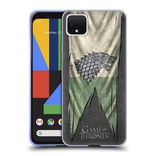 HBO Game of Thrones Sigil Flags Stark Soft Gel Case for Google Pixel 4 XL