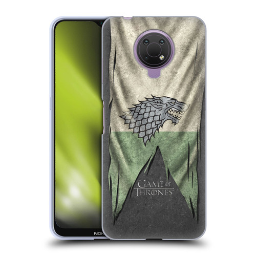 HBO Game of Thrones Sigil Flags Stark Soft Gel Case for Nokia G10